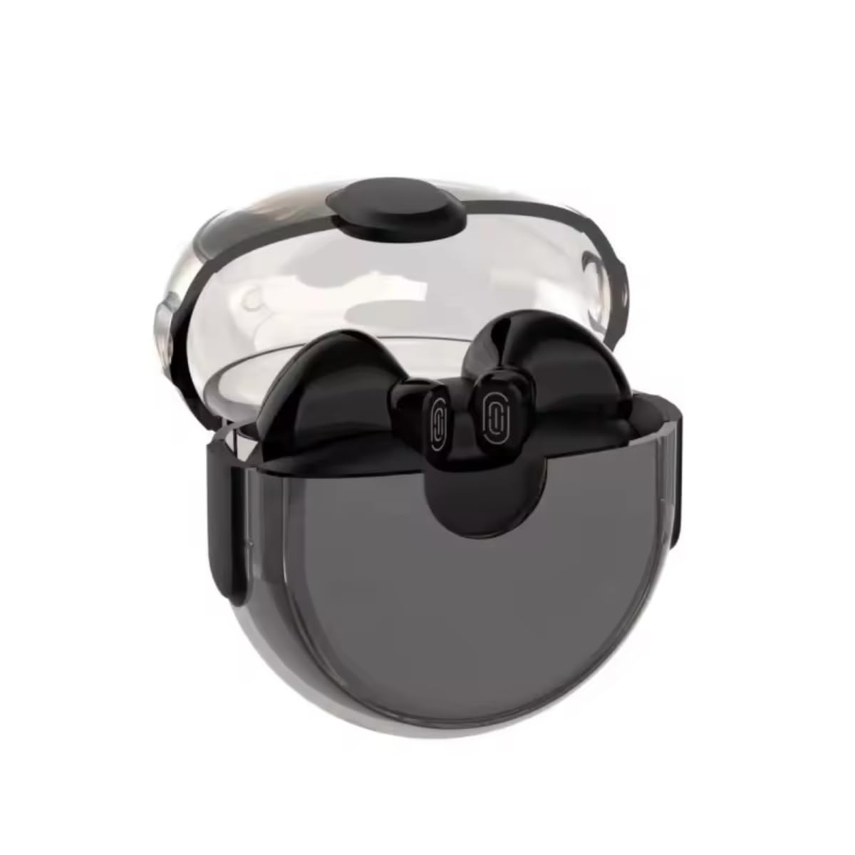 Advanced Bluetooth 5.3 Earbuds: HiFi Stereo, Deep Bass,Playtime, Clear Calls, Touch Control, Custom EQ App, Comfort Fit, Premium Sound for Android/iPhone - Black