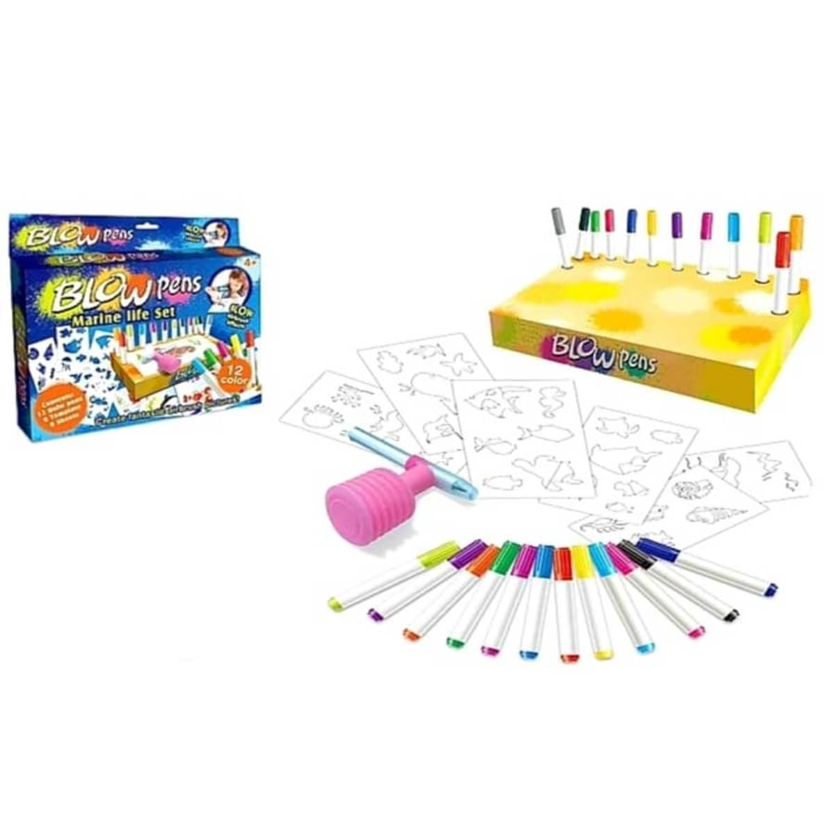 Colors Water Drawing Set for Kids | Fine Line Marker Gift | Washable Ink, Floating Drawings | Creative DIY Fun | Ultra-Clean, Color Max Markers - Image 4