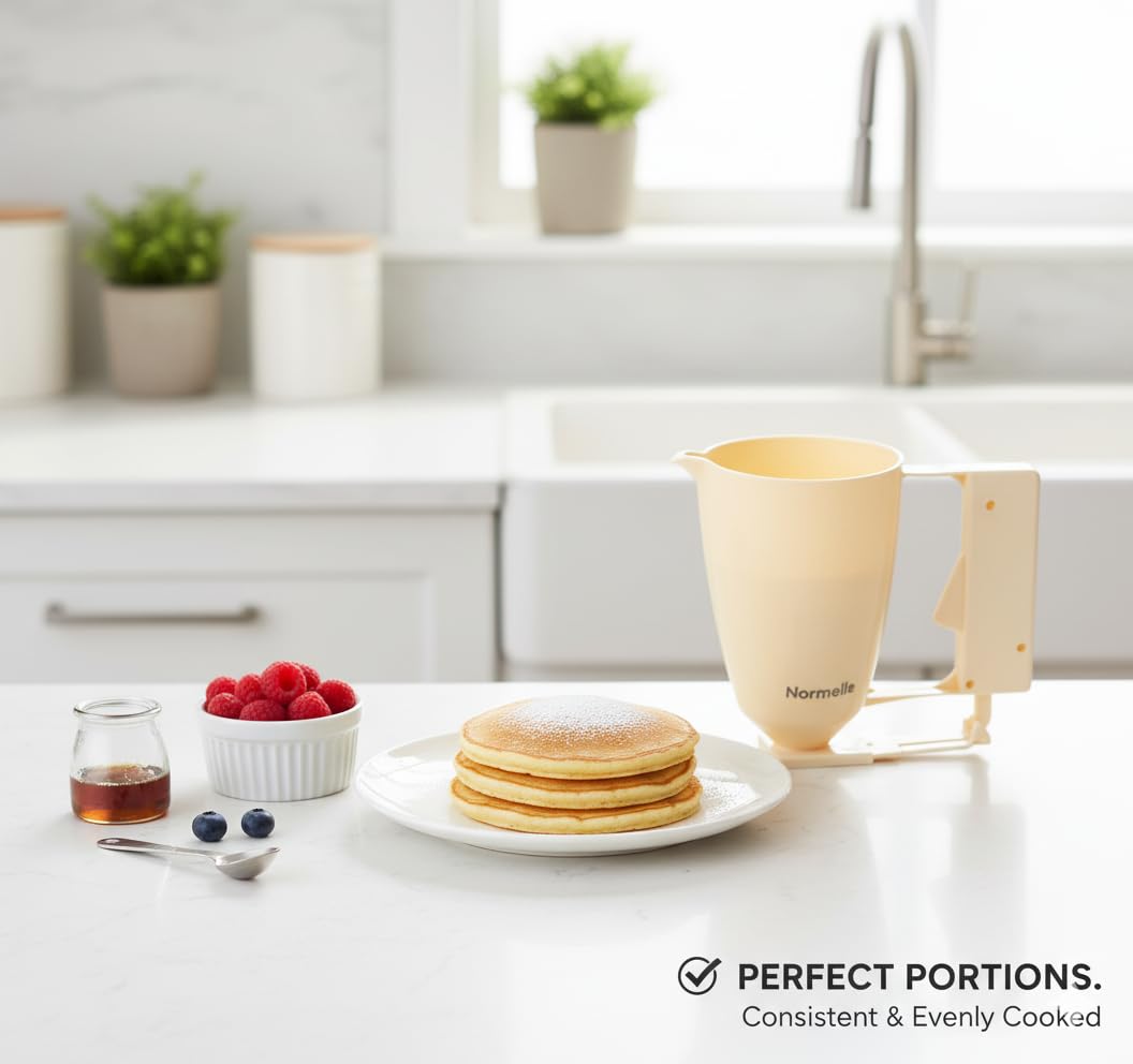 Loqmat Alkadi Making Device Non Stick Plastic Bakeware with Drip Tray and Spatula, Beige Dessert Maker for Sweet Dumplings and Traditional Pastry, Easy to Use Kitchen Baking Tool - Image 4