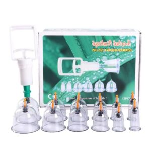 One-Time Acupuncture Cupping Set – Disposable Vacuum Suction Cups for Traditional Therapy, Muscle Relief & Supportive Weight Management