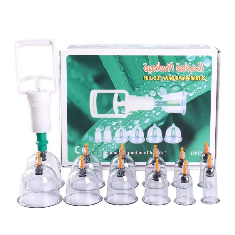 One-Time Acupuncture Cupping Set – Disposable Vacuum Suction Cups for Traditional Therapy, Muscle Relief & Supportive Weight Management