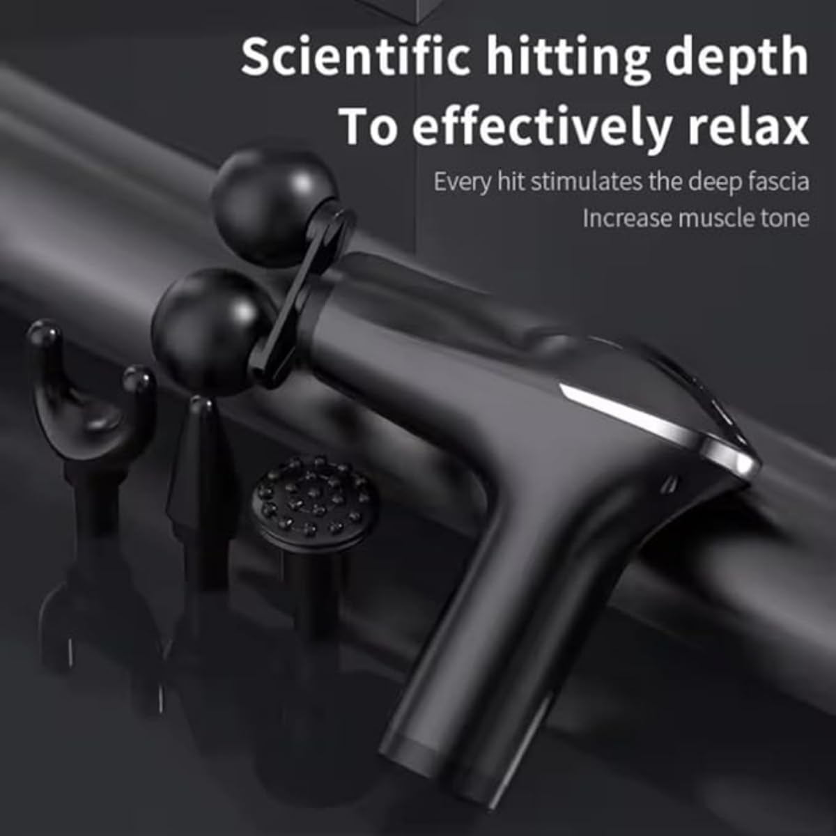 Percussion Muscle Massage Gun, Massager Muscle Vibration Relaxation,Portable Muscle Massage Gun for Back Neck Muscle Relieve,Facial Gun, - Image 3