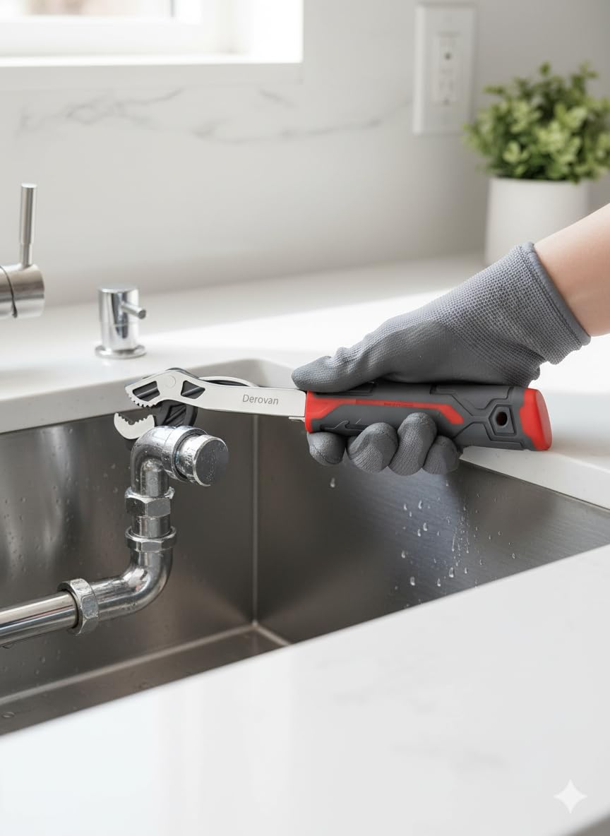 Self‑Locking Carbon Steel Pipe Wrench – Heavy‑Duty Adjustable Locking Wrench for Industrial & DIY Plumbing - Image 3