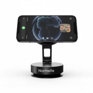 Universal Magnetic Phone Holder Stand for Car, 360° Rotatable Zinc Alloy Suction Cup Mount, Compatible with All Smartphones, Smooth Surface or Adhesive Pad for Home, Gym, Office, Travel