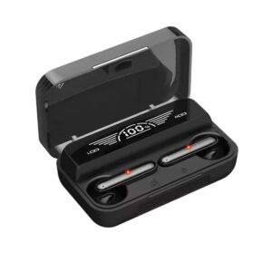 True Wireless Earbuds: Mic, Drivers, Playback | Lightweight Bluetooth Earbuds with Charging Case | Waterproof, Immersive Sound | Sports, Fitness, Running | Android & iPhone Compatible