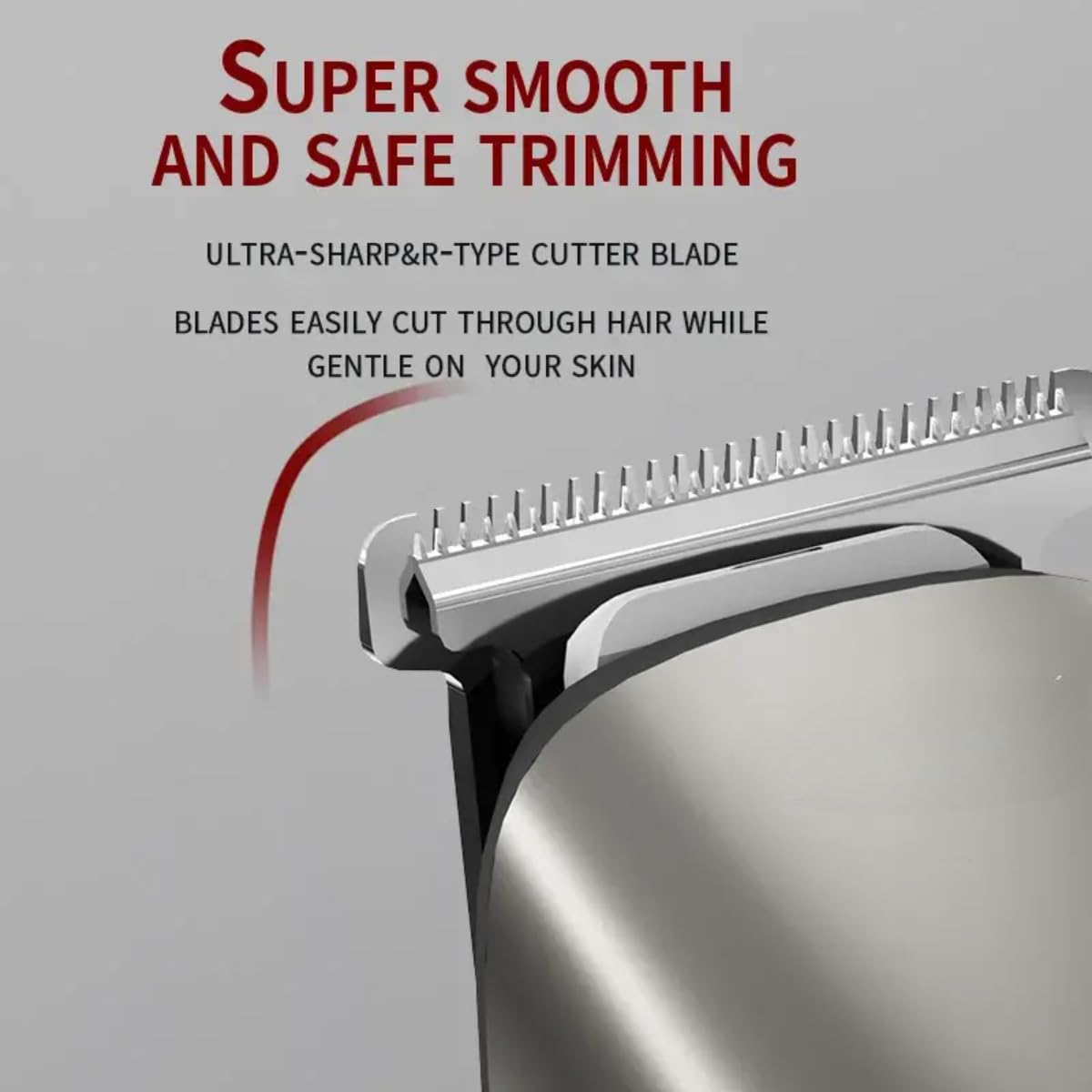 Hair Clippers for Men Cordless Beard Trimmer Professional Barber Kit T-Blade Trimmer with LED Display Rechargeable 120-Min Runtime Powerful Motor Grooming Set for Haircut & Shaving Precision - Image 6