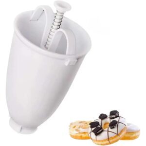 Doughnut Maker DIY Plastic Mold Machine | Easy, Fast, Portable | Biscuit Waffle Medu Vada Dispenser | Creative Donut Making Tools donut maker rice molder for kids waffle maker mini waffle maker