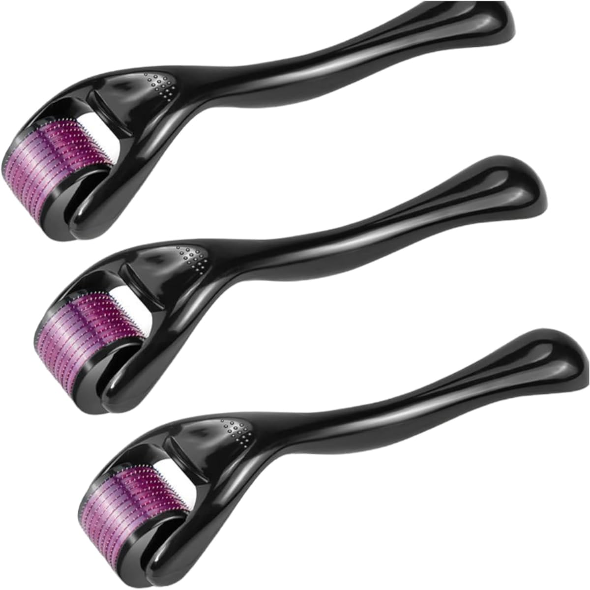 Discover Radiant Skin with 1mm Titanium Micro Needle Derma Roller for Face, Body, Beard, and Hair Growth - Easy-to-Use Skin Rejuvenation Tool for Fine Lines, Wrinkles, Acne Scars, and Stretch Marks,