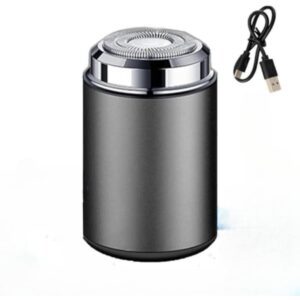Electric Shaver for Men/Waterproof USB Rechargeable Portable Razor, Wet & Dry Rotary Shaving with Cleaning Brush for Travel & Daily Use