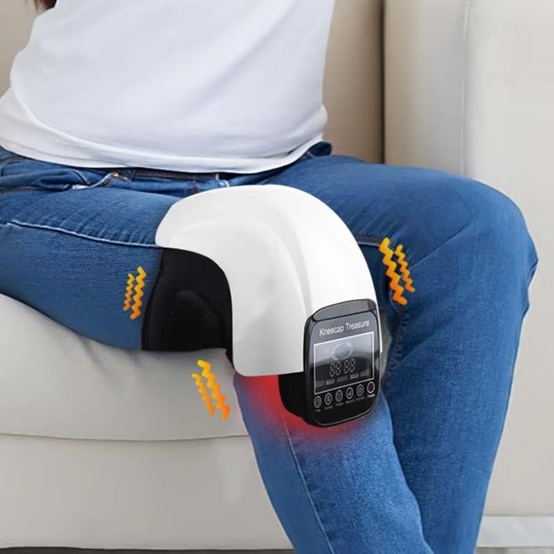 Smart Electric Knee Massager – Heated Physiotherapy Device with Infrared & Vibration Therapy, Joint Pain Relief for Arthritis, Injury Recovery & Muscle Stiffness, Adjustable Wrap for Men & Women - Image 6