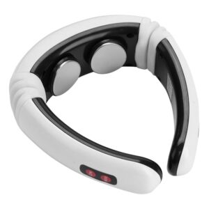 Electric Neck Massager – Pulse Therapy Device – 6 Modes & 16 Intensity Levels, 2 Electrode Pads for Shoulder & Back, Deep Tissue Relief, Cervical Vertebra Care & Muscle Relaxation