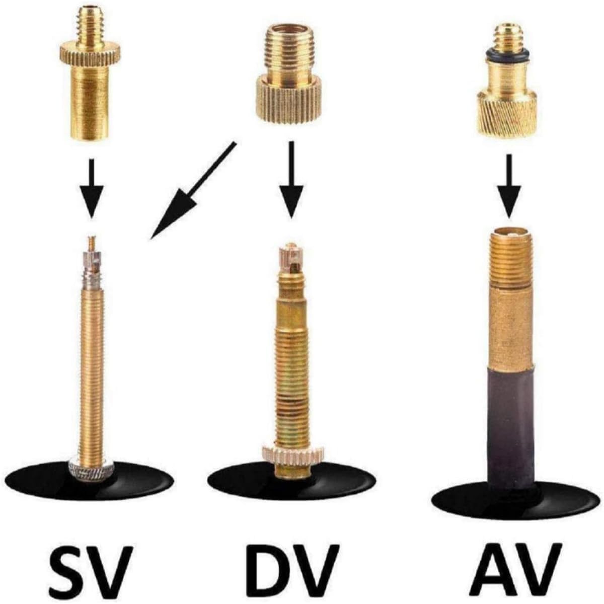 Bike Pump Adapter Set / 15pcs Universal Valve Kit, Compatible with Presta, Schrader & Woods Valves, Fast Inflation, Leak-Free Seal, Fixes Air Loss Instantly, Perfect for Bikes, Balls & Inflatables - Image 3