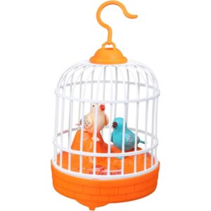 Children's Birdcage Toy / Lifelike Sounds & Motion, Chirping Simulation, Encourages Imaginative Play, Perfect Gift for Kids & Moms, Realistic Pet Experience Without the Mess