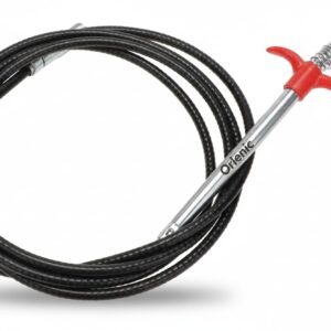 Flexible Drain Cleaning Grabber Tool – Extendable Claw Pickup with Long Spring for Sink, Toilet, Bathtub, Pipe & Gutter Clogs – Heavy Duty Steel, Comfortable Handle, 250cm Reach, Black