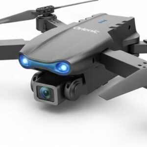 Foldable Drone with Dual 4K HD Cameras, GPS Positioning, Long Range Remote Control, FPV Live Transmission, Portable RC Quadcopter with Carry Case and Extra Batteries