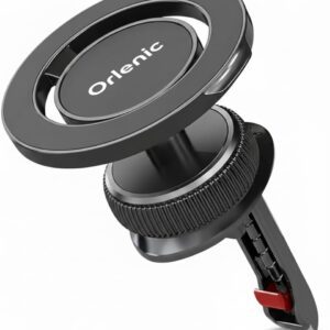 Magnetic Car Mount Air Vent Phone Holder with 20+ Strong N52 Magnets – Universal Hands-Free Mobile Holder for iPhone 15 14 13 12 Pro Max Plus Mini, Samsung, GPS – Adjustable 360° Rotation