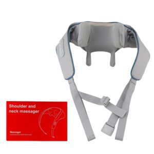 Massager with Heat/Deep Tissue Electric Pillow, Portable & Rechargeable,Pain Relief,Electric Massager for Back,Massage Pillow for Neck,Deep Massage at Home for Muscle,Neck Massager