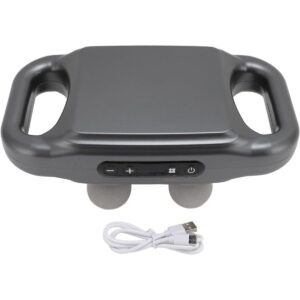 Custom Electric Massage Gun for Deep Tissue Muscle Pain Relief – Quiet, Rechargeable Percussion Massager with 4 Heads & Infrared LED for Neck, Back, Leg, Shoulder, Full-Body Massage