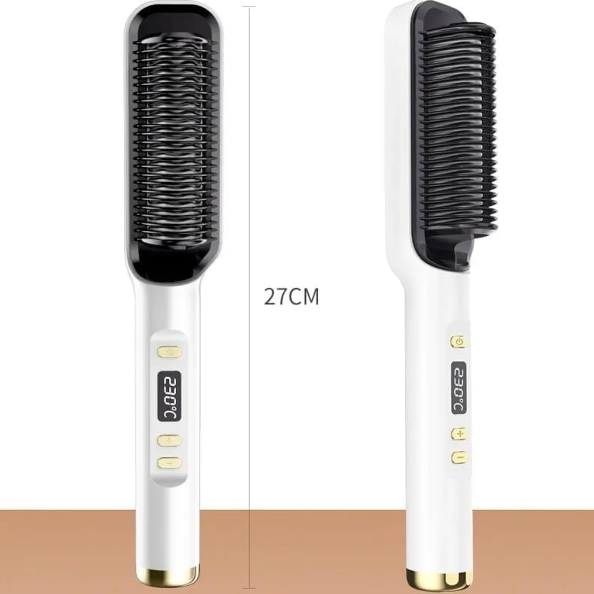Anion Hair Straightener Brush: Fast Heating, Anti-Scald Comb with LED - Salon Quality Styling for Home & Travel - Damage-Free, Swift Styling, Portable & Safe - Image 2