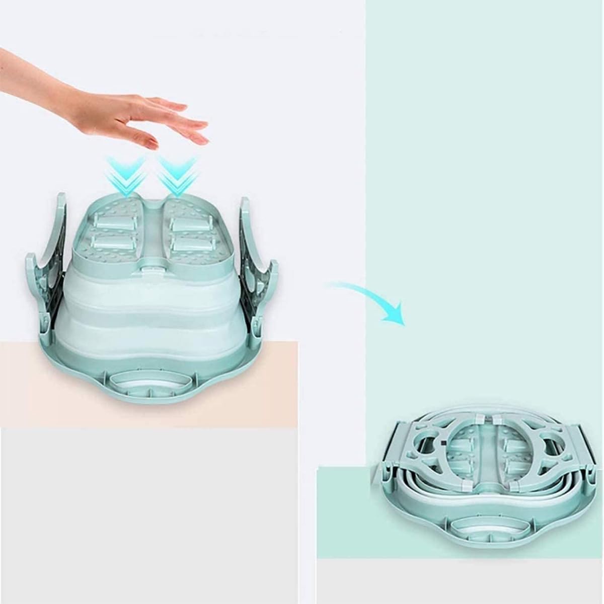 Collapsible Foot Bath Soak Tub for Soaking Feet, Foot Massager Bucket with Massage Acupoints,Foot Soaking Tub, Washing, Bathtub, Outdoor, Camping. - Image 5