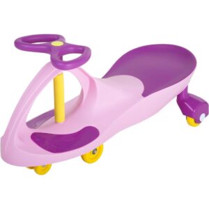Swivel Wiggle Car, Balance Bike, Swing Car for Kids 2-5. Latest Model Children's Swing Car Wiggle Car Ride-On Toy – No Batteries, or Pedals – Twist, Swivel, Go – Kids 3 Years and Up (Pink, Purple)