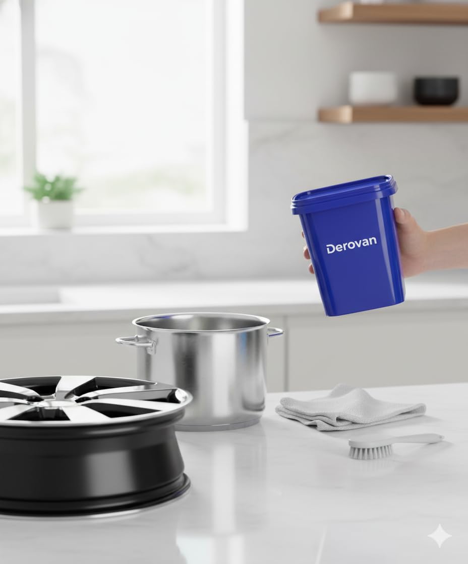 Stainless Steel Cleaning Paste 500 g – Heavy‑Duty Cookware Rust & Burn Mark Remover for Pots, Pans & Bottoms - Image 3