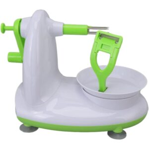 Multi-Function Apple & Pear Peeler, Slicer, Corer with 8 Wedges, Stainless Steel Blades, Heavy Duty Suction Base,/ Quick, Safe, Versatile Fruit & Vegetable Prep, Ideal for Apples, Potatoes Pears.