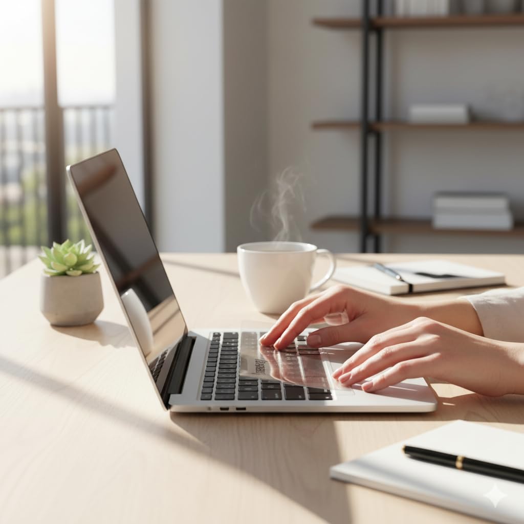 Universal 15.6" Laptop Silicone Keyboard Protector Skin – Transparent Dust Cover and Spill Guard for Notebook Keyboards – Washable Thin Soft Keyboard Guard for 15.6 Inch Laptops - Image 2