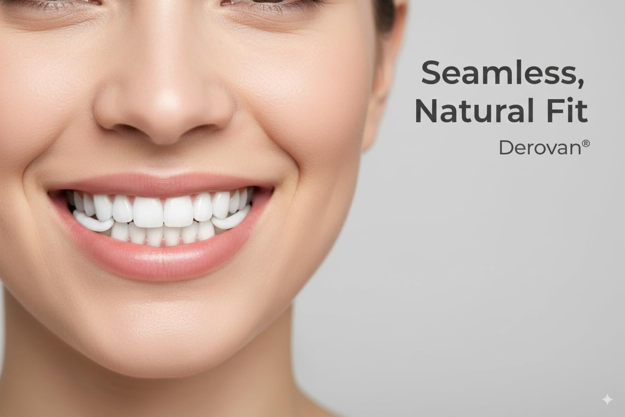 Snap-On Veneers – Reusable Fake Teeth Veneers, Nature-Like Comfort & Fit, Easy Hot-Water Molding, Instant Cover for Imperfect Smile – Regain Confidence - Image 3