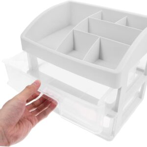 Transparent Cosmetic Organizer – Sleek Acrylic Makeup Storage Box with Drawers & Compartments for Vanity & Countertop