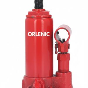 2 Ton Hydraulic Jack with Lever Handle, Welded Steel Bottle Jack for Car, Vehicle Repair and Industrial Machinery, Heavy Duty Hydraulic Lifting Cylinder, Compact Portable Auto Jack