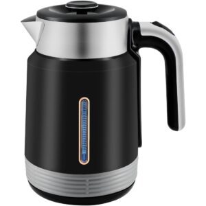Cordless Electric Glass Kettle/with Swivel Base, Auto Shut-Off, Boil-Dry Protection & LED Indicator - Durable Stainless Steel, Rapid Boil for Tea & Coffee, Ideal for Home