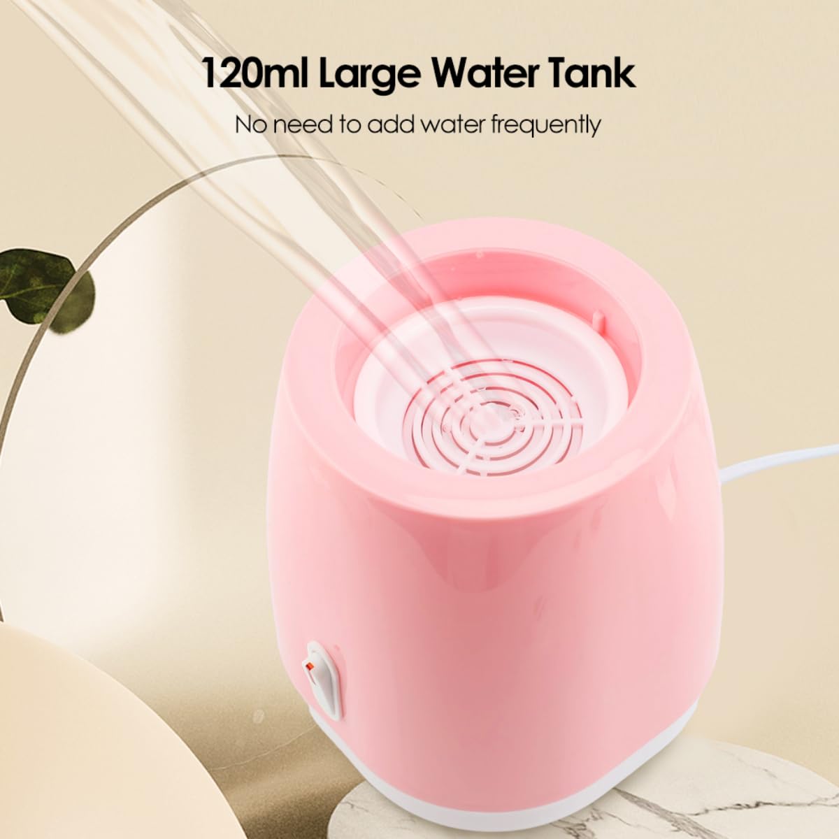 Face Steamer for Deep Cleansing & Hydration/Portable, Fast-Heat Mist Facial Humidifier for Clear, Glowing Skin, Professional Spa-Like Skincare Device with Pore Cleansing & Moisturizing Benefits - Image 6