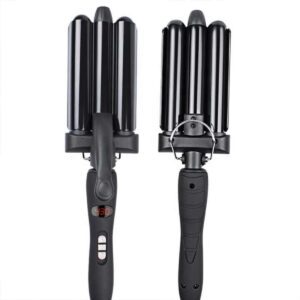 Hair Curling Iron – 3 Barrel Curling Iron – Fast Heating, Adjustable Temp, Long-Lasting Curls, 28mm Ceramic Design, Perfect for Beach Waves, Long or Short Hair Styling