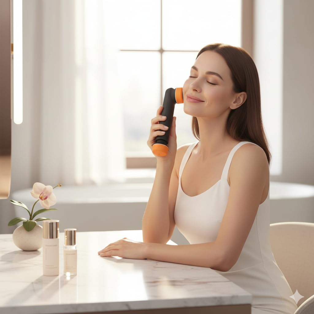 Cordless Car Buffer Polisher With Led Display, 12000 Rpm High Speed Wireless Waxer, Scratch Remover, Window Glass Oil Film Cleaner, Portable Detailing Polishing Tool – Black - Image 2