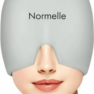 Migraine Relief Gel Hat for Cold and Hot Therapy – 180° Compression Headache Cap for Tension, Sinus & Head Pain – Reusable Gel Beanie for Sleeping, Office, Travel