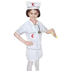 Female Doctor Costume for Kids – Realistic Design, Comfortable Fit, Encourages Imaginative Play, Boosts Confidence, Perfect for Career Day & Halloween – Includes Lab Coat, Mask & Tools