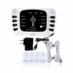 Multi-Function Digital Therapy Massager Machine with 8 Modes – Electrotherapy Device for Pain Relief, Muscle Stimulation, Acupuncture, Reflexology – Adjustable Intensity for Full Body Use