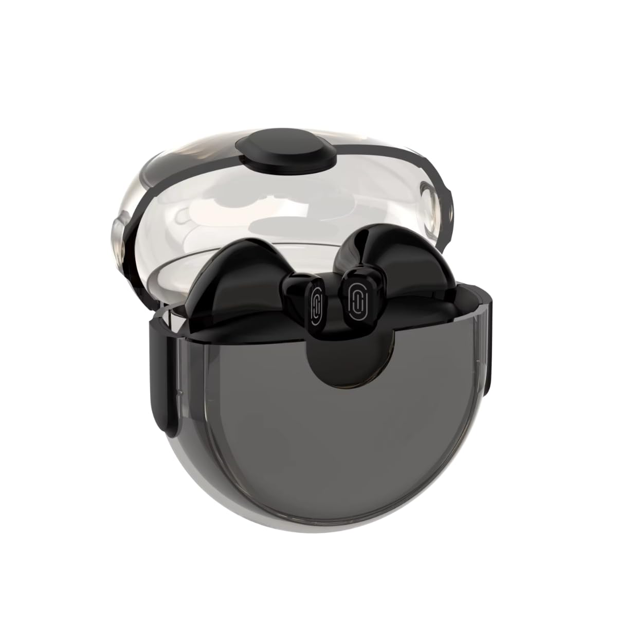 Advanced Bluetooth 5.3 Earbuds: HiFi Stereo, Deep Bass,Playtime, Clear Calls, Touch Control, Custom EQ App, Comfort Fit, Premium Sound for Android/iPhone - Black - Image 2