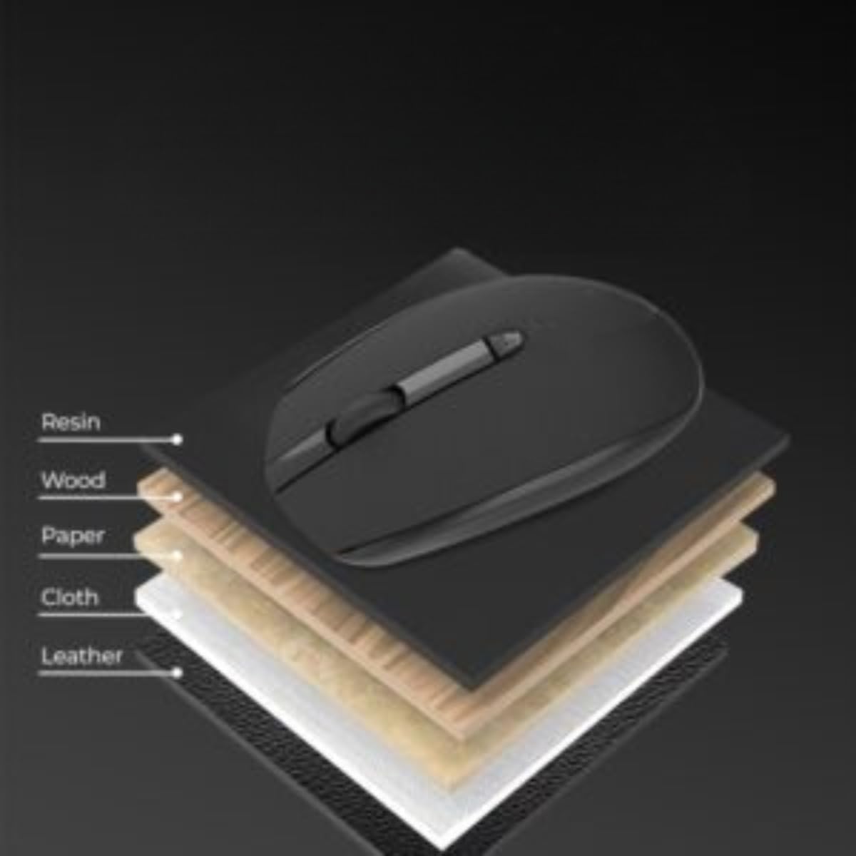 Superlight Gaming Mouse with LED Lights, Unique Silent Click, Programmable Side Buttons for Custom Gaming Control, Reduces Mouse Arm Strain, travel mouse - Image 5