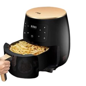 Generic 4.5L Digital Air Fryer, 1400W Power, 8 Presets, Touch Screen, Non-Stick Basket, BPA Free, Dishwasher Safe, Aluminum, Temperature Control, Kitchen Airfryer with E-Book