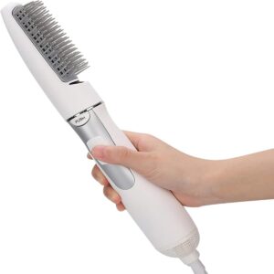2-in-1 Hair Dryer Comb/Professional Hair Dryer and Straightener Brush for Salon & Home, Fast Drying & Styling, Adjustable Heat, Anti-Frizz, Suitable for All Hair Types