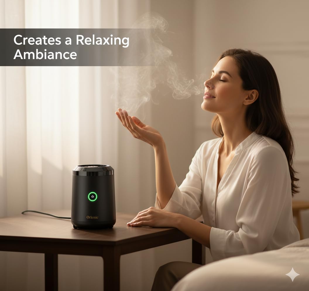 Portable Mini Electric Incense Burner USB Rechargeable Bakhoor Holder with Ceramic Heating Element for Aromatherapy, Safe Flame-Free Design, Compact Metal Aromatic Diffuser for Home and Travel - Image 4