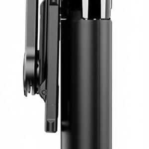 Detachable Bluetooth Selfie Stick Tripod with Remote Control – 360° Rotation, Extendable Telescopic Rod, Phone Holder Stand – Compatible with iPhone, Android, Camera – Black