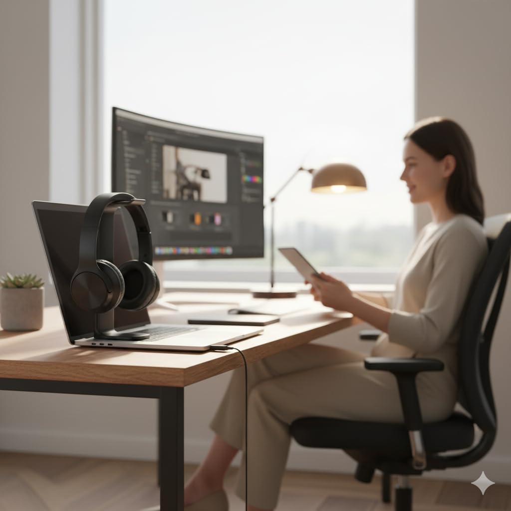 Bluetooth 5.1 USB Adapter for PC Laptop Desktop – Wireless Dongle Plug & Play for Windows 11/10/8.1 – Connects Mouse Keyboard Headset Speaker Printer Controller – Mini Bluetooth Receiver - Image 2