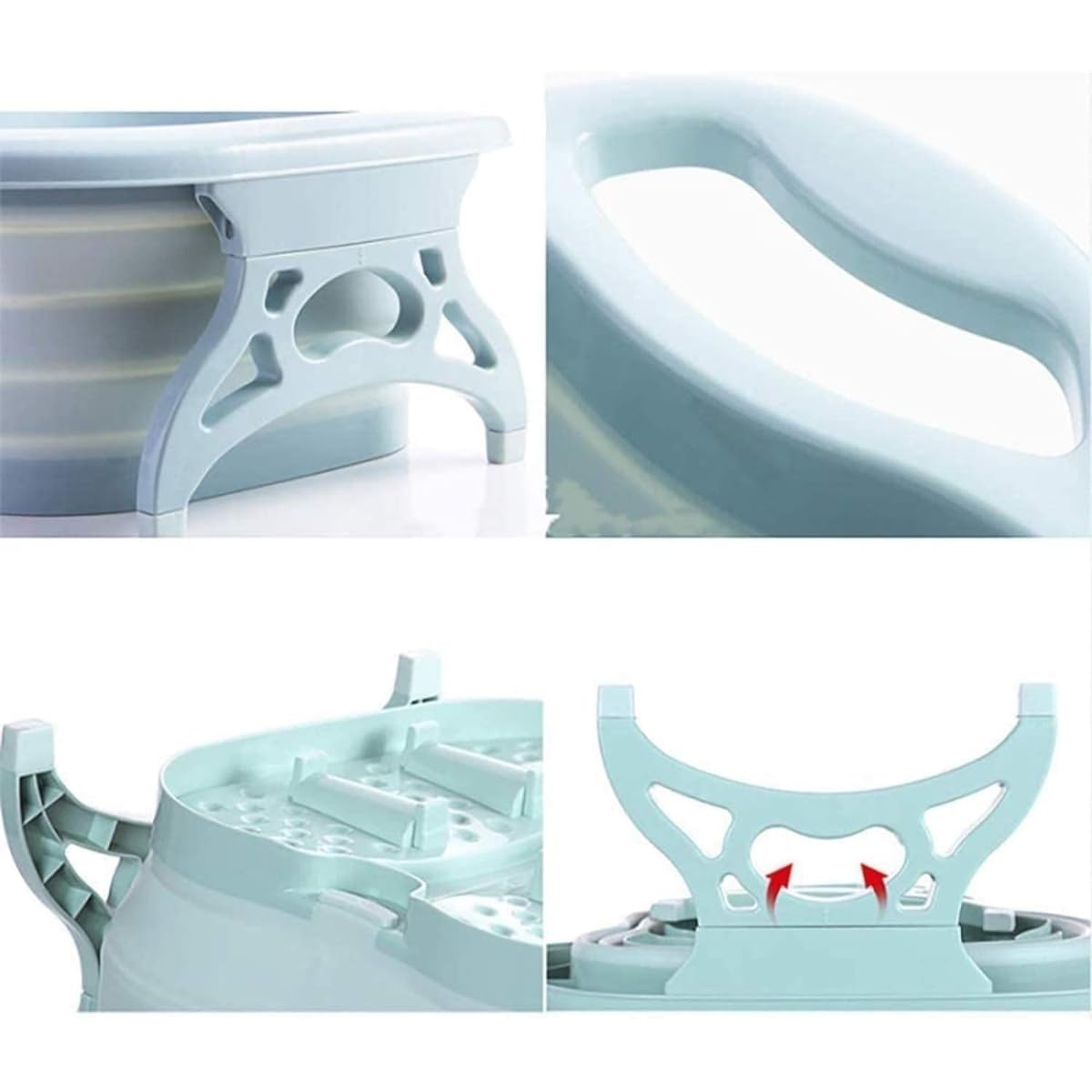 Collapsible Foot Bath Soak Tub for Soaking Feet, Foot Massager Bucket with Massage Acupoints,Foot Soaking Tub, Washing, Bathtub, Outdoor, Camping. - Image 6