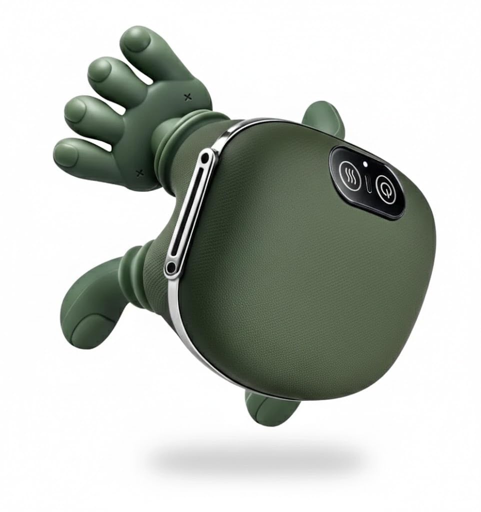 Bionic Neck Massager Electric Cervical Massager with Ergonomic Finger Design - Deep Tissue Shoulder and Back Massager for Pain Relief, Stress Reduction & Muscle Relaxation at Home or Office