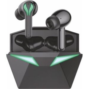 Low Latency Bluetooth 5.0 Wireless Gaming Earbuds/ 20H Playtime, Dual Mic, IPX5 Waterproof, Clear Calls, Ergonomic Fit, Deep Bass, Noise Cancelling, for Sports, Mobile, Switch