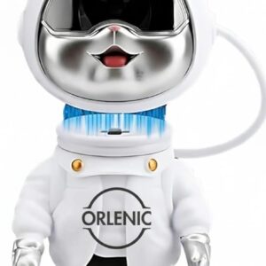 Rabbit Astronaut Galaxy Projector for Kids Bedroom – LED Starry Sky Night Light with Remote, 360° Rotation Nebula Star Projector Lamp, Spaceman Galaxy Light for Home, Playroom, Gift