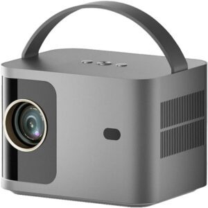 1080p HD Portable Projector for Home Theater, 300" Screen, 2800 ANSI Lumens, Wireless Smart Projector with Global Autofocus, 3D Surround Sound, Bedroom & Outdoor Use, Day/Night Clear Viewin